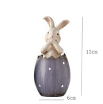 Sculpture Lapin Oeuf de Pâques