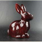Statue Lapin en Bois
