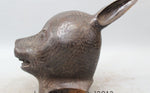 Statue Tête de Lapin Bronze