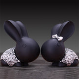 Statue Lapin Couple