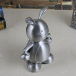 Lapin Tirelire Métal