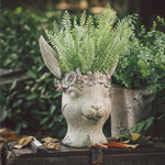 Sculpture Jardin Tête de Lapin