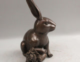 Lapin Statue Bronze