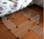 Grande cage lapin blanc