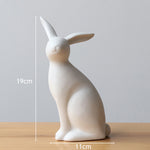 Sculpture Lapin Céramique
