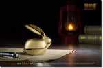 Statue Lapin Or