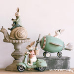 Lapin en Statue