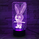 Lampe Lapin <br> Voyage Temporel