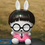 Tirelire Lapin à Lunettes