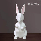 Lapin Sculpture Géométrique