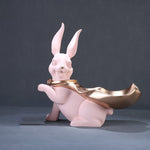 Sculpture Résine Lapin