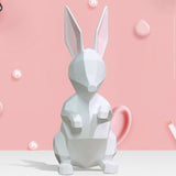 Lapin Statue Géométrique