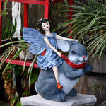 Statue Lapin Ange