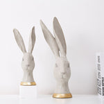 Sculpture Lapin Longues Oreilles