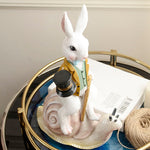 Lapin Chapeau Sculpture