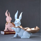 Sculpture Résine Lapin