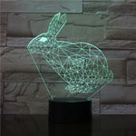 Lampe Forme Lapin Avec Télécommande