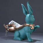 Sculpture Résine Lapin