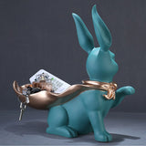 Sculpture Résine Lapin