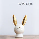 Sculpture de Tête de Lapin
