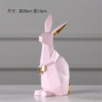 Sculpture Lapin Géométrique