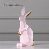 Sculpture Lapin Géométrique