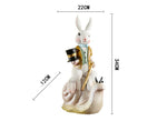 Lapin Chapeau Sculpture