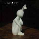 Statue Lapin Blanc