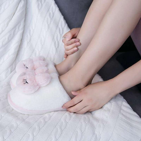 chausson fille lapin
