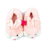 chausson peluche lapin rose