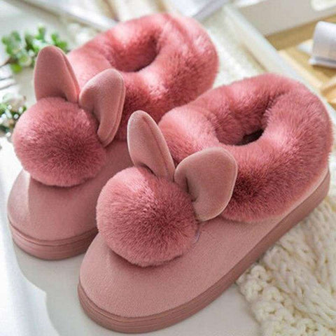 chaussons lapin pour adulte