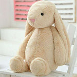 gros lapin en peluche cafe