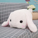 grosse peluche lapin blanc