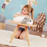 grosse peluche lapin gris modele