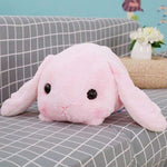 grosse peluche lapin rose