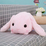 grosse peluche lapin rose
