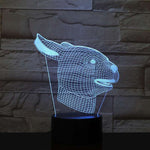 lampe lapin tete hologramme