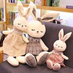 lapin blanc peluche
