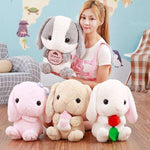 lapin calin peluche