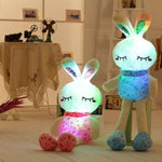 lapin lumineux peluche