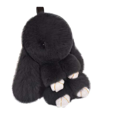 lapin noir peluche