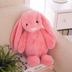 lapin peluche rose