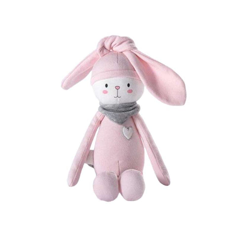 lapin rose peluche