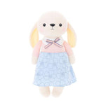 peluche lapin douce bleu