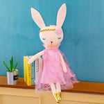 peluche lapin jaune grandes oreilles
