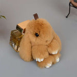 peluche lapin marron modele