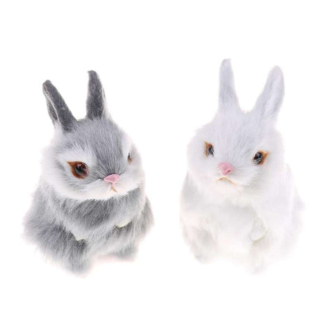 URFEDA Lapin en Peluche, Jouet en Peluche Lapin Mignon Peluche Cous