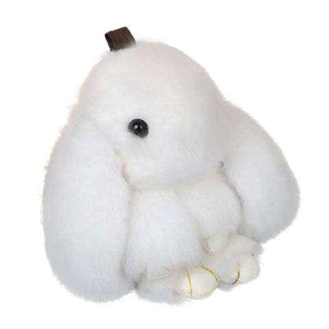 peluche petit lapin blanc