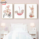 Tableau Lapin Enfant