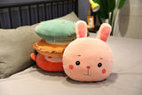 Lapin Tête Coussin